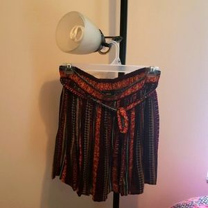 Colorful tribal print skirt